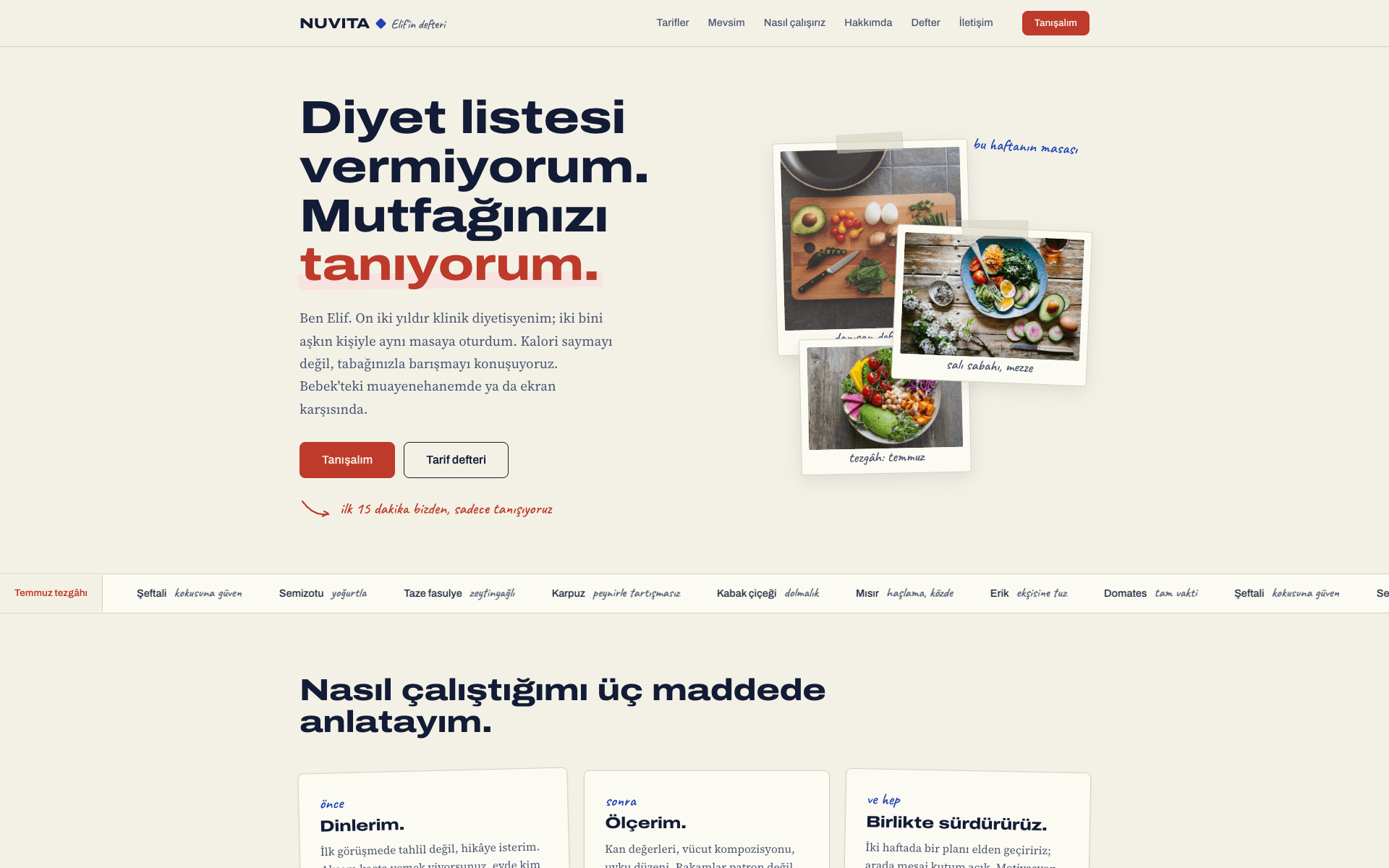 Nuvita projesinin gerçek ekranı